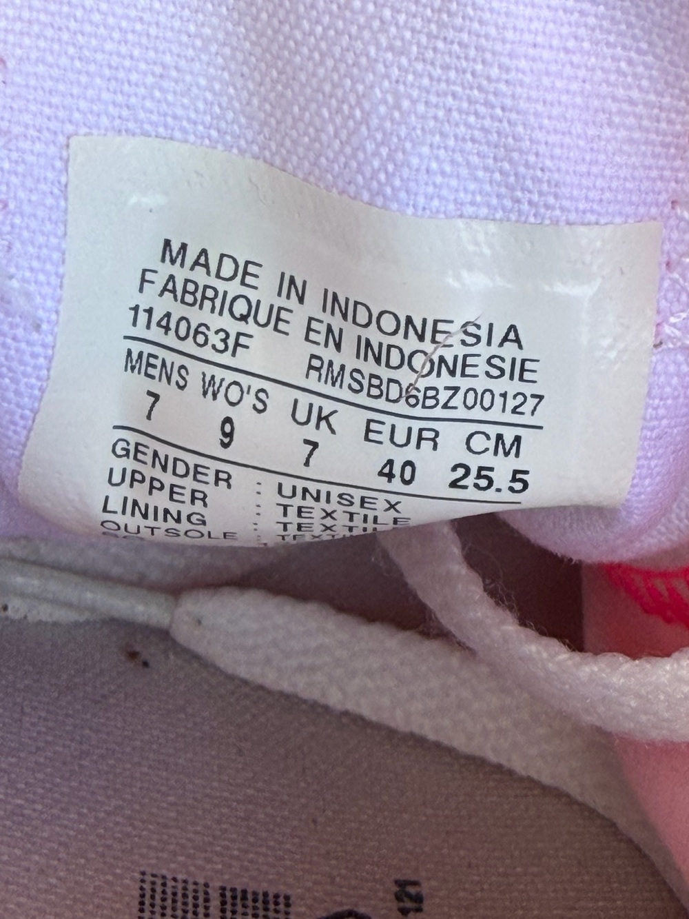 Converse Chuck Taylor All Star Unisex M-7 W-9 Pink Low Top Canvas Sneakers X2 - Picture 9 of 14